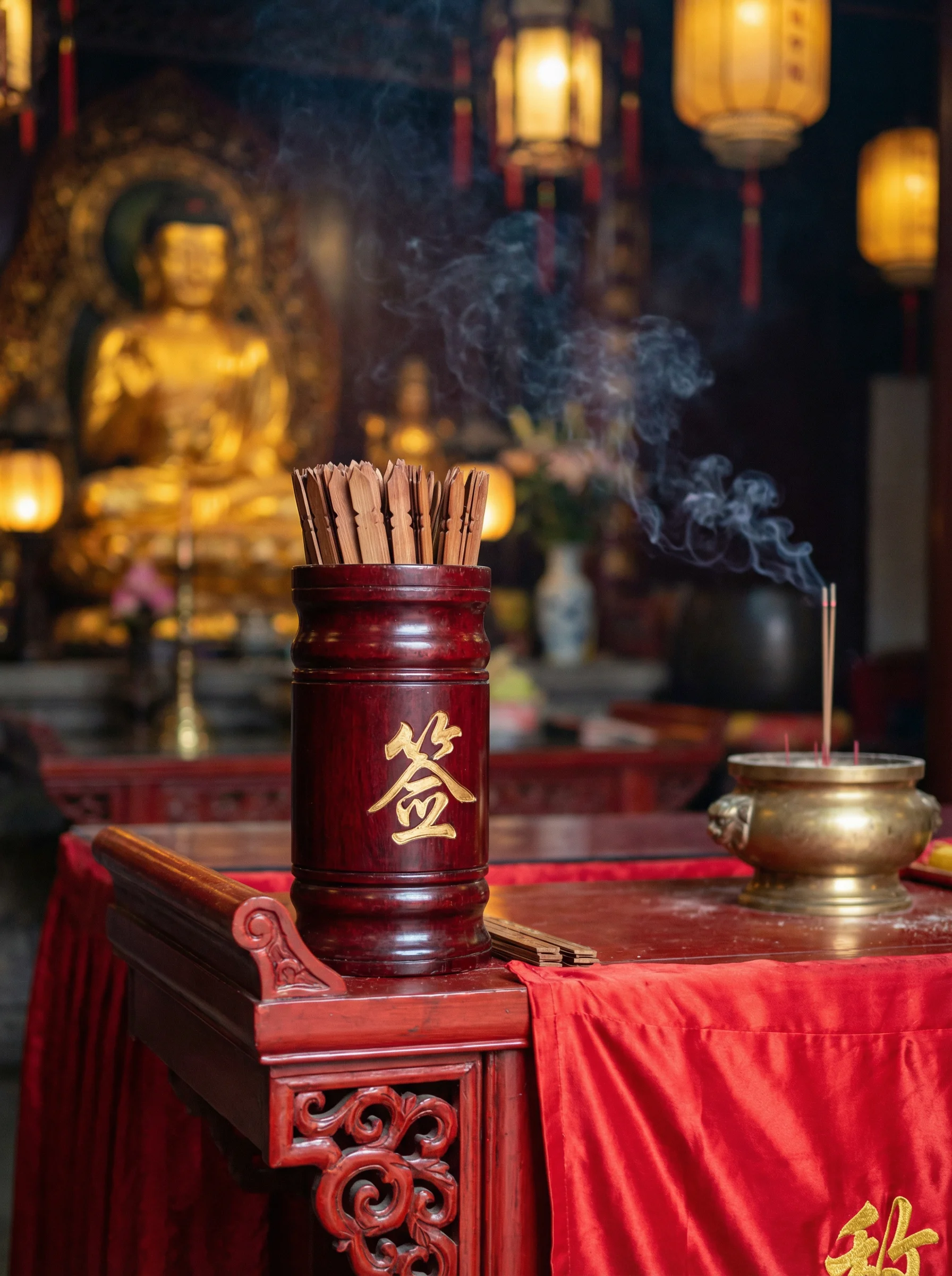 摇签选号亭签筒摇晃动画 - 刮刮乐