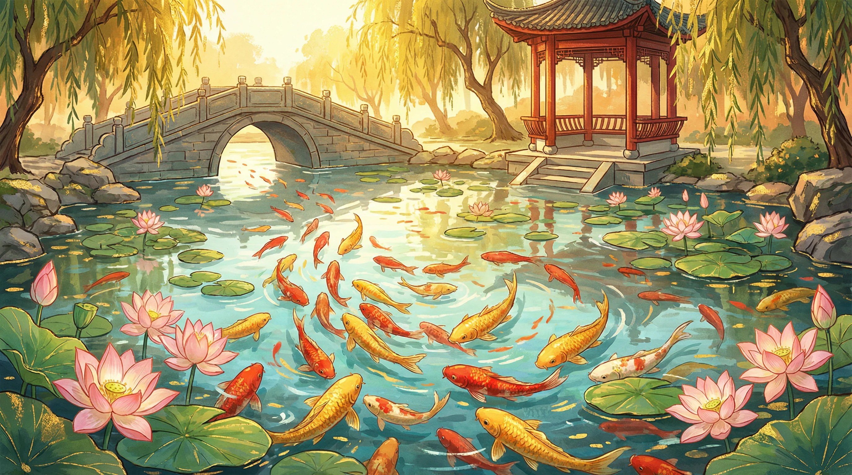 锦鲤游动动画 - 东方福运祈愿堂 - 刮刮乐